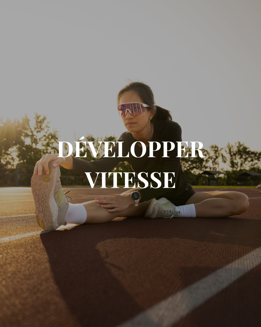 Plan de course développer vitesse courte